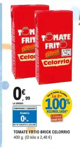 E.Leclerc CELORRIO Tomate frtio brick oferta