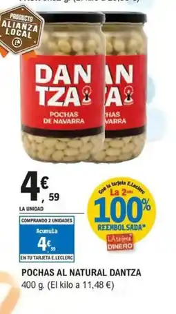 E.Leclerc DANTZA Pochas al natural oferta