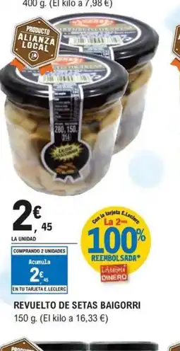 E.Leclerc BAIGORRI Revuelto de setas oferta
