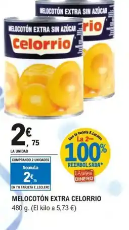 E.Leclerc CELORRIO Melocotón extra oferta