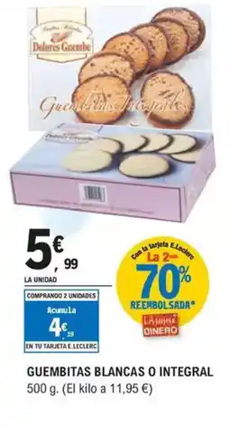 E.Leclerc GUEMBITAS BLANCAS O INTEGRAL oferta