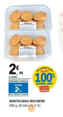 E.Leclerc MOLINERO Mantecadas oferta