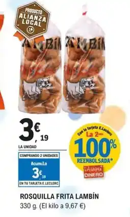 E.Leclerc LAMBÍN Rosquilla frita oferta