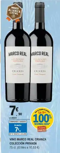 E.Leclerc Vino marco real crianza colección privada oferta