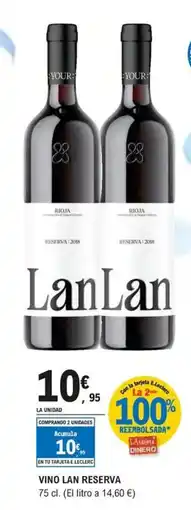 E.Leclerc Vino lan reserva oferta