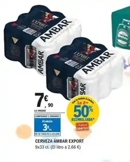 E.Leclerc Cerveza ámbar export oferta
