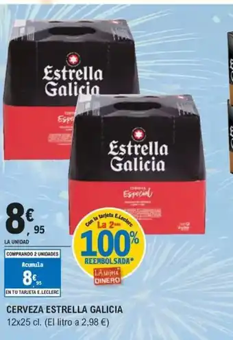 E.Leclerc ESTRELLA GALICIA Cerveza oferta