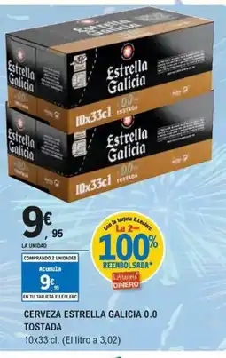 E.Leclerc Cerveza estrella galicia 0.0 tostada oferta