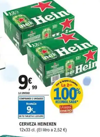 E.Leclerc HEINEKEN Cerveza oferta