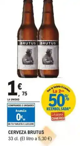 E.Leclerc BRUTUS Cerveza oferta