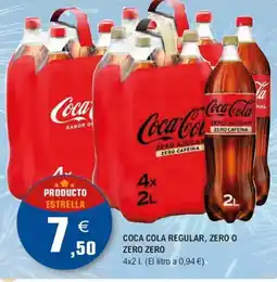 E.Leclerc COCA COLA Regular, zero o zero zero oferta