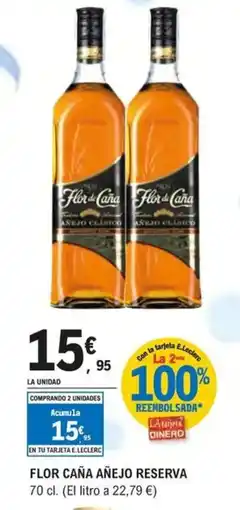 E.Leclerc Flor caña añejo reserva oferta