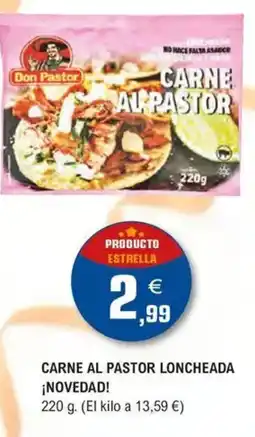E.Leclerc Carne al pastor loncheada oferta