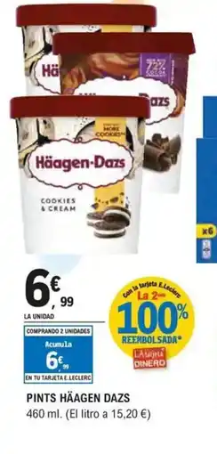 E.Leclerc HÄAGEN DAZS Pints oferta