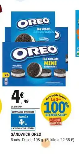 E.Leclerc OREO Sandwich oferta