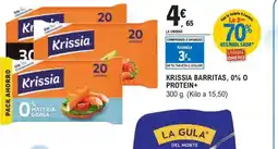 E.Leclerc KRISSIA Barritas, 0% 0 protein+ oferta