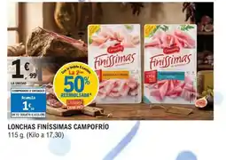 E.Leclerc CAMPOFRÍO Lonchas finíssimas oferta