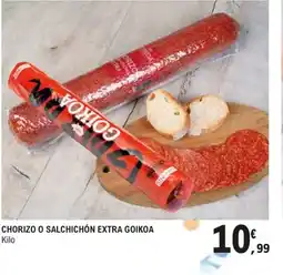 E.Leclerc GOIKOA Chorizo o salchichón extra oferta