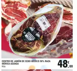 E.Leclerc AZUAGA Centro de jamón de cebo ibérico 50% raza ibérica oferta