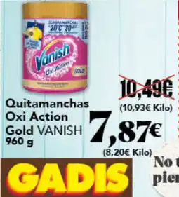 Gadis VANISH Quitamanchas Oxi Action Gold oferta