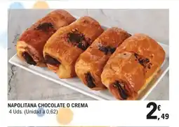 E.Leclerc Napolitana chocolate o crema oferta