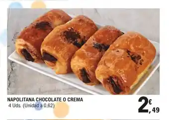 E.Leclerc Napolitana chocolate o crema oferta