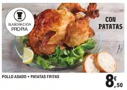 E.Leclerc Pollo asado + patatas fritas oferta