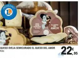 E.Leclerc Queso oveja semicurado el queso del amor oferta