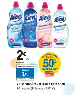 E.Leclerc ASEVI Suavizante gama estandar oferta