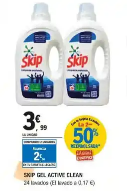 E.Leclerc SKIP Gel active clean oferta