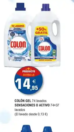 E.Leclerc COLÓN Gel sensaciones o activo oferta