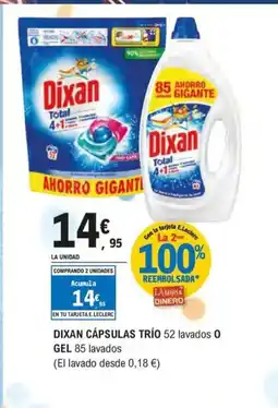E.Leclerc DIXAN Cápsulas trío oferta