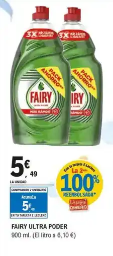 E.Leclerc FAIRY ultra poder oferta