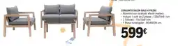 E.Leclerc Conjunto salón bajo 4 piezas oferta