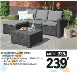 E.Leclerc Chiase longue jardín trípoli oferta
