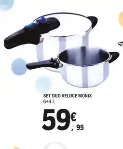 E.Leclerc Set duo veloce monix oferta