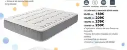 E.Leclerc Colchón muelle ensacado súper unique oferta