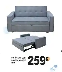 E.Leclerc Sofá cama con brazos modelo izan oferta
