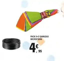 E.Leclerc Pack 5+2 gamuzas microfibra oferta