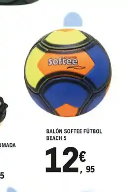 E.Leclerc Balón softee fútbol beach 5 oferta