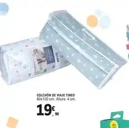 E.Leclerc Colchón de viaje tineo oferta