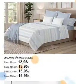 E.Leclerc Juego de sábanas mezcla oferta