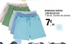 E.Leclerc Bermudas señora con bolsillos oferta