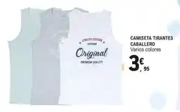 E.Leclerc Camiseta tirantes caballero oferta