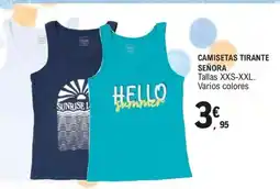 E.Leclerc Camisetas tirante señora oferta