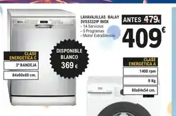 E.Leclerc Lavavajillas balay 3vs5332ip inox oferta
