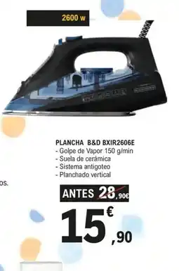 E.Leclerc Plancha b&d bxir2606e oferta