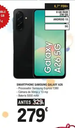 E.Leclerc Smartphone samsung galaxy a26 oferta