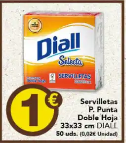 Gadis DIALL Servilletas P. Punta Doble Hoja oferta