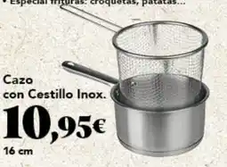 Gadis Cazo con Cestillo Inox oferta